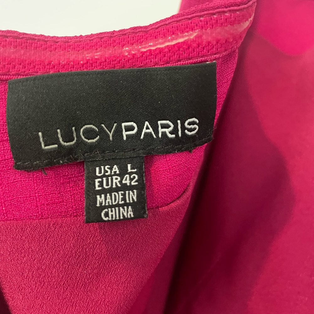Lucy Paris- Pink Jumpsuit- Size Large - Picture 4 of 8